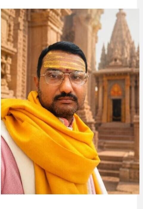 Portrait of Pandit Akhilesh Chaturvedi